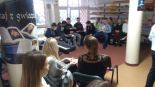 Wieczorek poetycki w bibliotece szkolnej