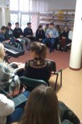 Wieczorek poetycki w bibliotece szkolnej