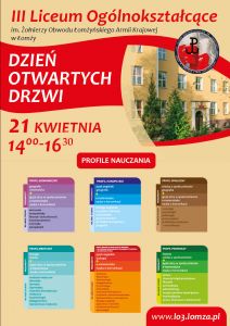 Czytaj więcej: Zapraszamy na Dzień Otwartych Drzwi